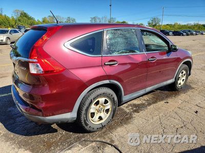 Trzecie zdjęcie samochodu z tyłu: 2015 HONDA CR-V LX VIN:5J6RM4H30FL087045 - miniatura