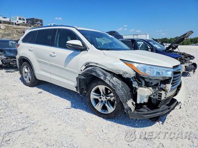 Czwarte zdjęcie samochodu z boku: 2015 TOYOTA HIGHLANDER LIMITED VIN:5TDDKRFH5FS169885 - miniatura