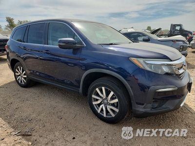 Czwarte zdjęcie samochodu z boku: 2020 HONDA PILOT EX VIN:5FNYF6H38LB017198 - miniatura