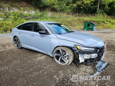 Czwarte zdjęcie samochodu z boku: 2022 HONDA ACCORD SPORT SE VIN:1HGCV1F44NA042995 - miniatura