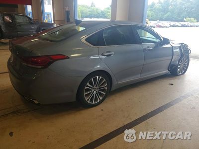 Trzecie zdjęcie samochodu z tyłu: 2017 GENESIS G80 3.8 VIN:KMHGN4JE7HU192616 - miniatura