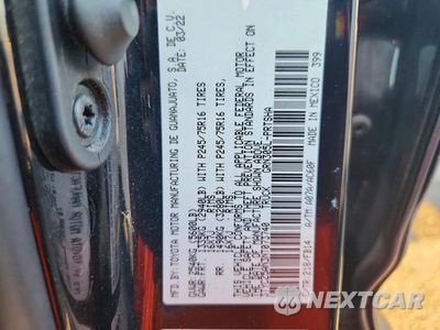 Zdjęcie 12 z 12 samochodu: 2022 TOYOTA TACOMA SR V6 VIN:3TYCZ5AN3NT073740 - miniatura