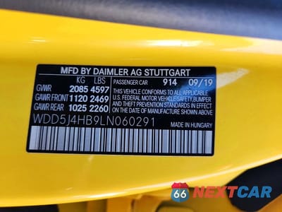 Zdjęcie 13 z 13 samochodu: 2020 MERCEDES-BENZ CLA 250 4MATIC VIN:WDD5J4HB9LN060291 - miniatura