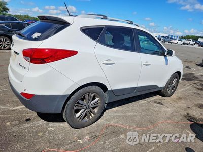 Trzecie zdjęcie samochodu z tyłu: 2014 HYUNDAI TUCSON SE VIN:KM8JU3AGXEU922311 - miniatura