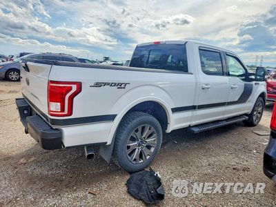 Trzecie zdjęcie samochodu z tyłu: 2017 FORD F150 SUPERCREW VIN:1FTFW1EG2HFB70079 - miniatura