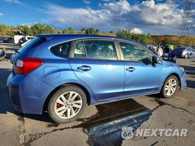 Trzecie zdjęcie samochodu z tyłu: 2015 SUBARU IMPREZA PREMIUM VIN:JF1GPAC65FH323976 - miniatura