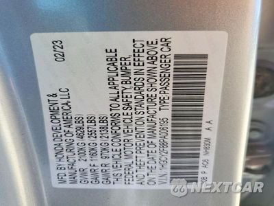 Zdjęcie 13 z 13 samochodu: 2023 HONDA ACCORD TOURING HYBRID VIN:1HGCY2F88PA006195 - miniatura