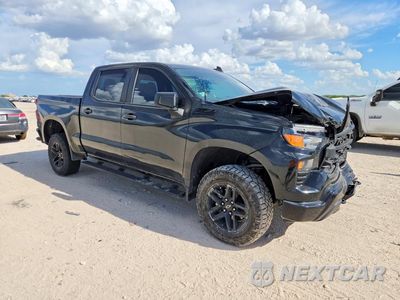 Czwarte zdjęcie samochodu z boku: 2023 CHEVROLET SILVERADO K1500 TRAIL BOSS CUSTOM VIN:3GCUDCED7PG222477 - miniatura