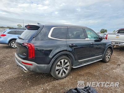 Trzecie zdjęcie samochodu z tyłu: 2020 KIA TELLURIDE S VIN:5XYP6DHC3LG093307 - miniatura