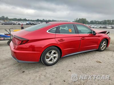 Trzecie zdjęcie samochodu z tyłu: 2021 HYUNDAI SONATA SE VIN:5NPEG4JA5MH090965 - miniatura