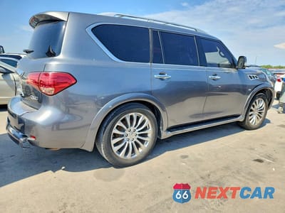 Trzecie zdjęcie samochodu z tyłu: 2015 INFINITI QX80 BASE VIN:JN8AZ2NDXF9770670 - miniatura