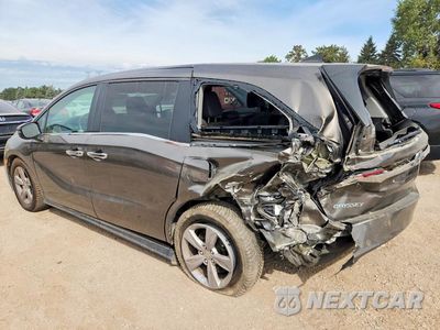 Drugie zdjęcie samochodu z przodu: 2019 HONDA ODYSSEY EXL VIN:5FNRL6H78KB031276 - miniatura