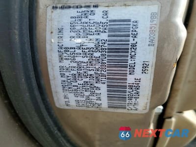 Zdjęcie 12 z 12 samochodu: 2000 TOYOTA AVALON XLS VIN:4T1BF28B0YU038742 - miniatura