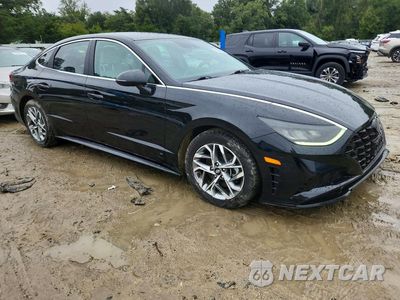 Czwarte zdjęcie samochodu z boku: 2022 HYUNDAI SONATA SEL VIN:KMHL64JA0NA219449 - miniatura