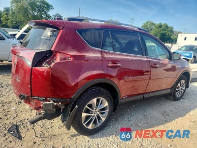 Trzecie zdjęcie samochodu z tyłu: 2018 TOYOTA RAV4 HYBRID XLE VIN:JTMRJREV9JD174317 - miniatura