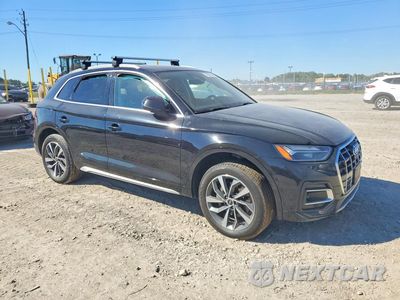 Czwarte zdjęcie samochodu z boku: 2021 AUDI Q5 PREMIUM PLUS VIN:WA1BAAFYXM2023072 - miniatura