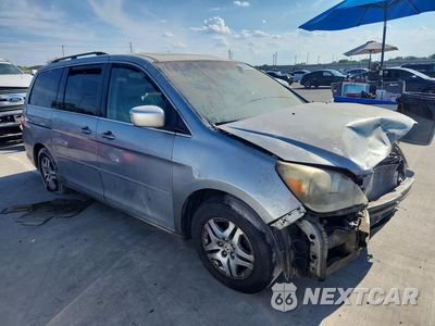 Czwarte zdjęcie samochodu z boku: 2007 HONDA ODYSSEY EXL VIN:5FNRL38777B086520 - miniatura