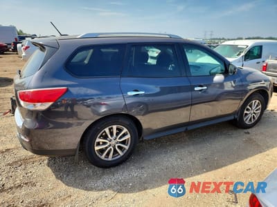 Trzecie zdjęcie samochodu z tyłu: 2014 NISSAN PATHFINDER SV VIN:5N1AR2MM7EC709481 - miniatura