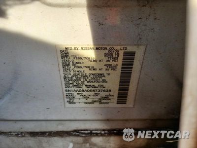 Zdjęcie 13 z 13 samochodu: 2005 NISSAN ARMADA SE VIN:5N1AA08A05N737638 - miniatura