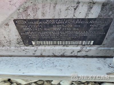 Zdjęcie 12 z 12 samochodu: 2011 HYUNDAI SONATA GLS VIN:5NPEB4AC1BH269971 - miniatura