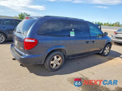 Trzecie zdjęcie samochodu z tyłu: 2007 DODGE GRAND CARAVAN SXT VIN:2D4GP44L07R339141 - miniatura