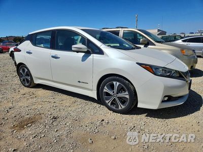 Czwarte zdjęcie samochodu z boku: 2018 NISSAN LEAF SL VIN:1N4AZ1CP8JC317118 - miniatura
