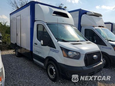 Czwarte zdjęcie samochodu z boku: 2023 FORD TRANSIT REFRIGERATED BOX TRUCK VIN:1FDBW5ZG4PKA11016 - miniatura