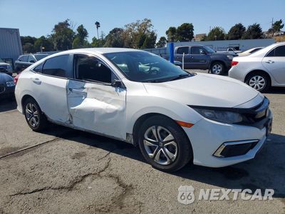 Czwarte zdjęcie samochodu z boku: 2019 HONDA CIVIC LX VIN:2HGFC2F64KH592267 - miniatura