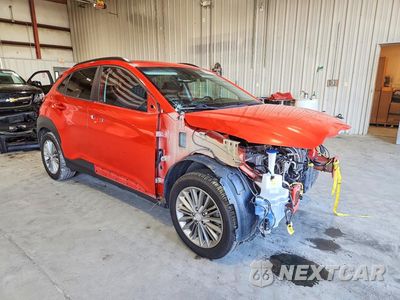 Czwarte zdjęcie samochodu z boku: 2019 HYUNDAI KONA SEL VIN:KM8K6CAA5KU351865 - miniatura