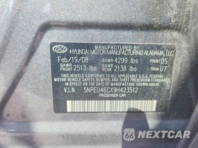 Zdjęcie 13 z 13 samochodu: 2009 HYUNDAI SONATA LIMITED VIN:5NPEU46CX9H423512 - miniatura