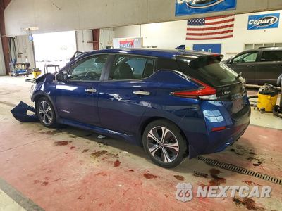 Drugie zdjęcie samochodu z przodu: 2019 NISSAN LEAF SV VIN:1N4AZ1CP0KC317342 - miniatura
