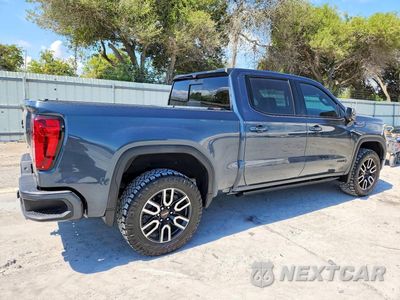 Trzecie zdjęcie samochodu z tyłu: 2020 GMC SIERRA K1500 AT4 VIN:3GTP9EEL2LG408911 - miniatura