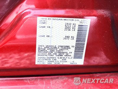 Zdjęcie 12 z 12 samochodu: 2015 NISSAN ALTIMA 2.5 SL VIN:1N4AL3AP0FC589752 - miniatura