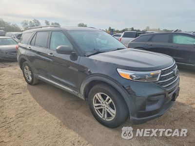 Czwarte zdjęcie samochodu z boku: 2022 FORD EXPLORER XLT VIN:1FMSK8DHXNGB38933 - miniatura