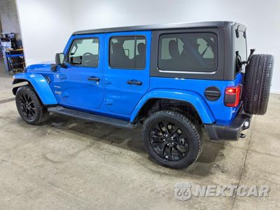 Drugie zdjęcie samochodu z przodu: 2021 JEEP WRANGLER UNLIMITED SAHARA 4XE VIN:1C4JJXP62MW682452 - miniatura