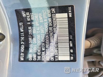 Zdjęcie 12 z 12 samochodu: 2018 HONDA CIVIC EX VIN:SHHFK7H57JU203966 - miniatura