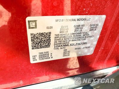 Zdjęcie 12 z 12 samochodu: 2020 GMC ACADIA SLT VIN:1GKKNMLS2LZ163395 - miniatura