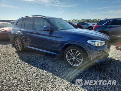 Czwarte zdjęcie samochodu z boku: 2021 BMW X3 XDRIVE30I VIN:5UXTY5C09M9F91463 - miniatura