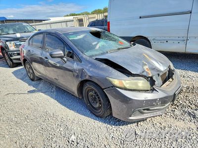 Czwarte zdjęcie samochodu z boku: 2015 HONDA CIVIC LX VIN:2HGFB2F59FH531383 - miniatura