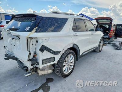 Trzecie zdjęcie samochodu z tyłu: 2021 FORD EXPLORER LIMITED VIN:1FMSK7FH9MGC18391 - miniatura