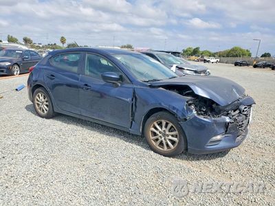 Czwarte zdjęcie samochodu z boku: 2017 MAZDA 3 SPORT VIN:3MZBN1K76HM110356 - miniatura