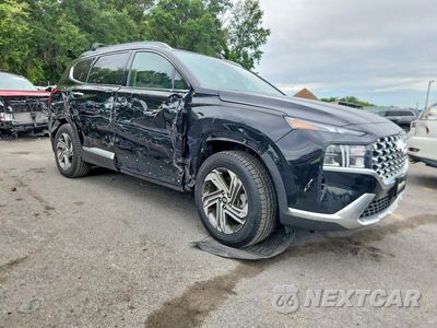 Czwarte zdjęcie samochodu z boku: 2022 HYUNDAI SANTA FE SEL VIN:5NMS3DAJXNH398596 - miniatura