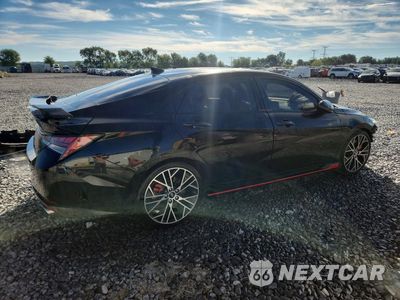 Trzecie zdjęcie samochodu z tyłu: 2022 HYUNDAI ELANTRA N BASE VIN:KMHLW4AK6NU002561 - miniatura