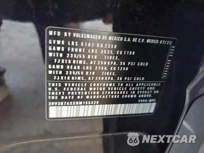 Zdjęcie 12 z 12 samochodu: 2022 VOLKSWAGEN TIGUAN SE VIN:3VV3B7AXXNM155429 - miniatura