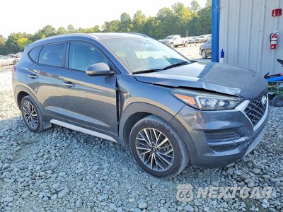 Czwarte zdjęcie samochodu z boku: 2019 HYUNDAI TUCSON SEL VIN:KM8J33AL6KU005197 - miniatura