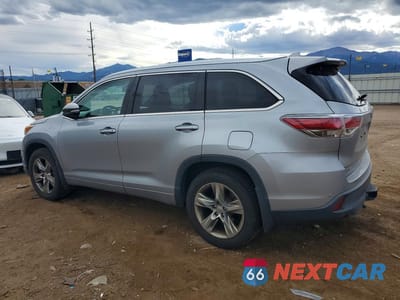 Drugie zdjęcie samochodu z przodu: 2014 TOYOTA HIGHLANDER LIMITED VIN:5TDDKRFH9ES059274 - miniatura