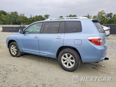 Drugie zdjęcie samochodu z przodu: 2009 TOYOTA HIGHLANDER HYBRID VIN:JTEEW41A792030354 - miniatura