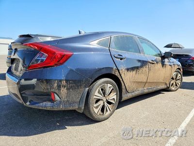 Trzecie zdjęcie samochodu z tyłu: 2018 HONDA CIVIC EX VIN:JHMFC1F31JX032472 - miniatura