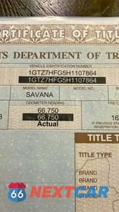 Zdjęcie 10 z 10 samochodu: 2017 GMC SAVANA G3500 VIN:1GTZ7HFG5H1107864 - miniatura