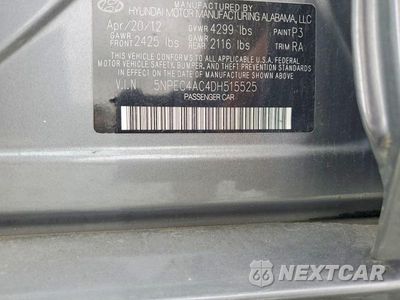 Zdjęcie 12 z 12 samochodu: 2013 HYUNDAI SONATA LIMITED VIN:5NPEC4AC4DH515525 - miniatura